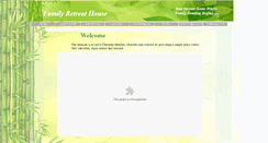 Desktop Screenshot of familyretreathouse.com